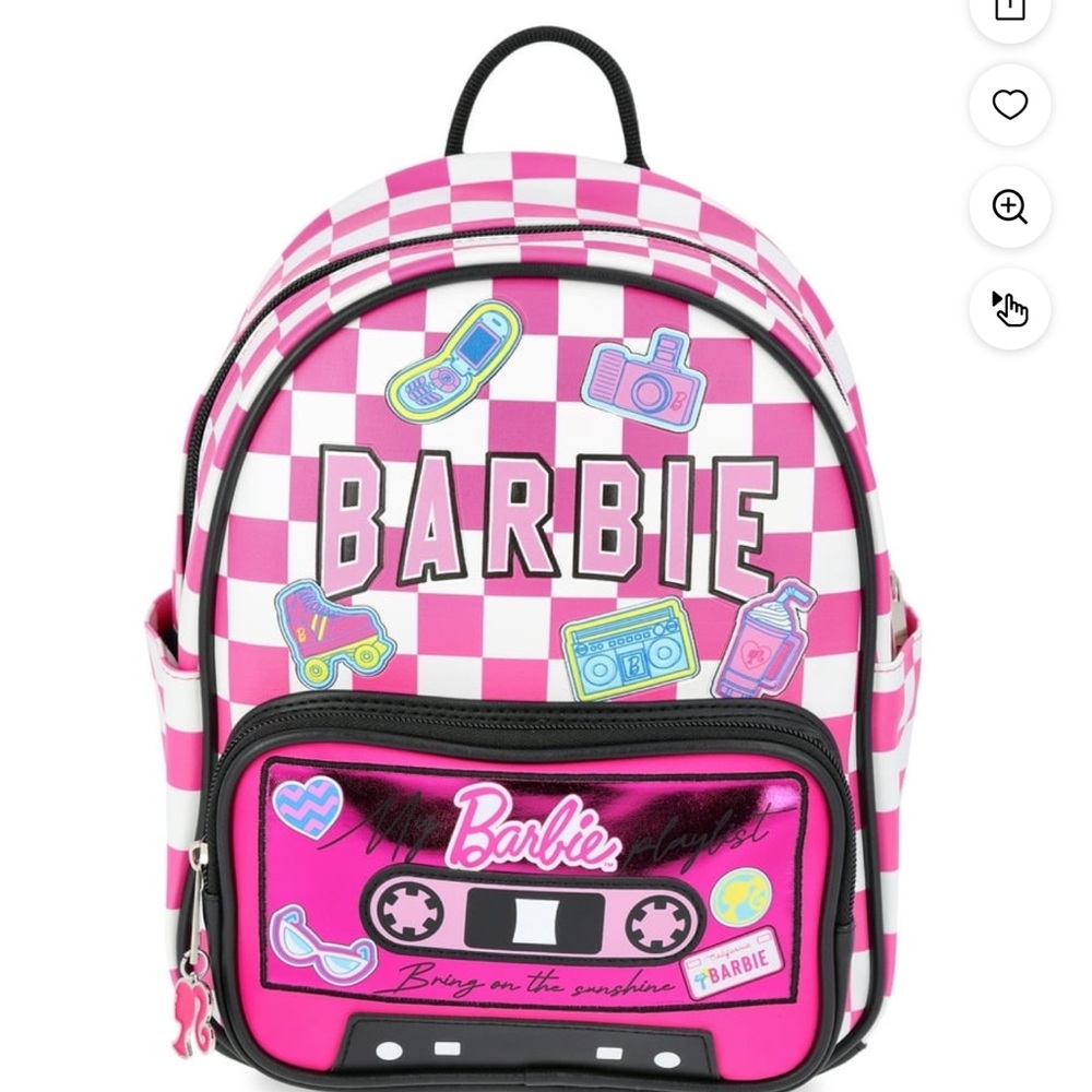 Barbie Play My Music 10.5" Mini Backpack Pink